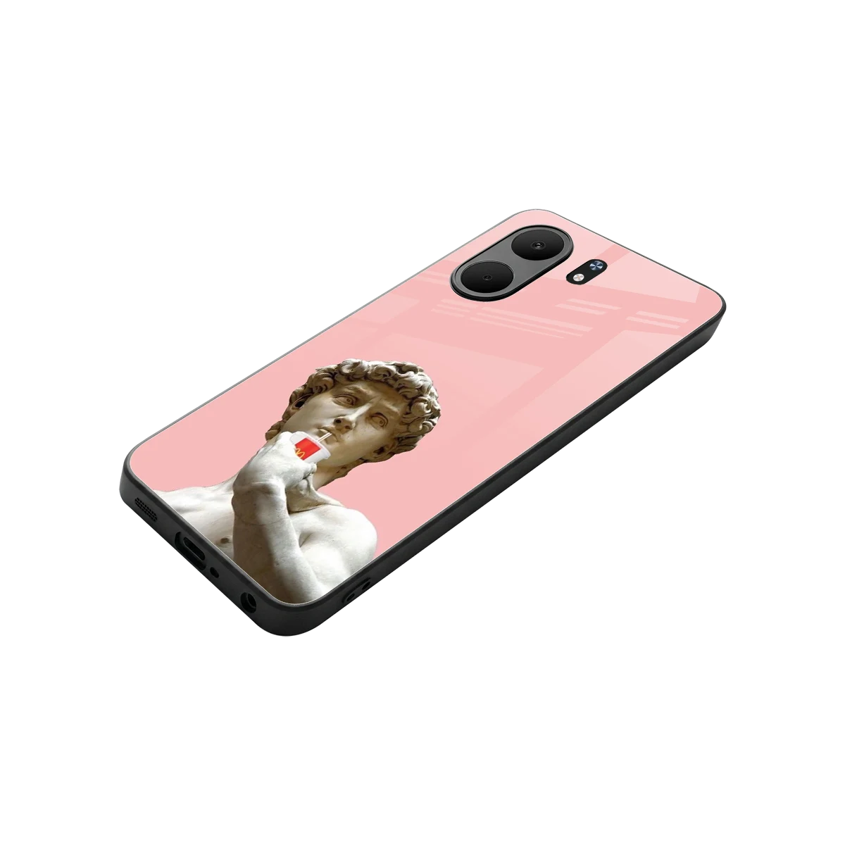 Mc David stylish phone case for oppo a5x 5g | glossy glass and slim fit