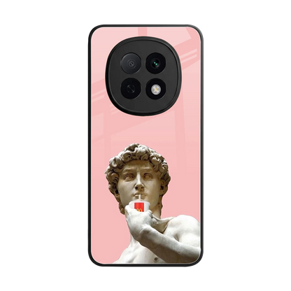 Mc David back phone cover | glass case for oppo f29 pro 5g