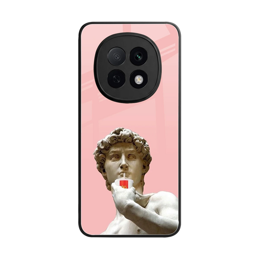 Mc David back phone cover | glass case for oppo f29 pro 5g
