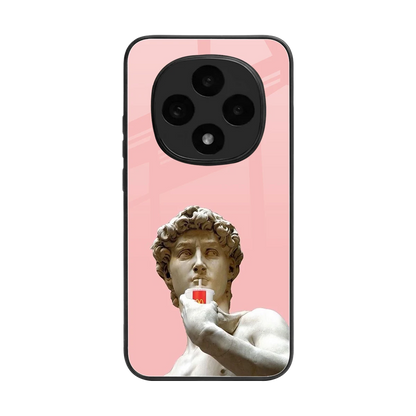 Mc David back phone cover | glass case for oppo f31 pro 5g