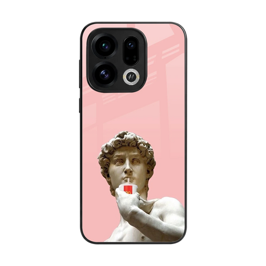 Mc David back phone cover | glass case for oppo find x9