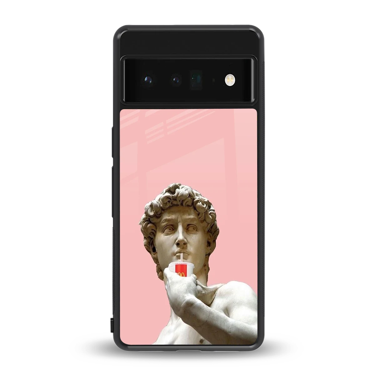 Mc David back phone cover | glass case for google pixel 6 pro