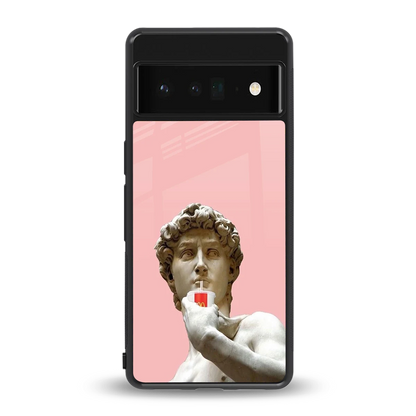 Mc David back phone cover | glass case for google pixel 6 pro