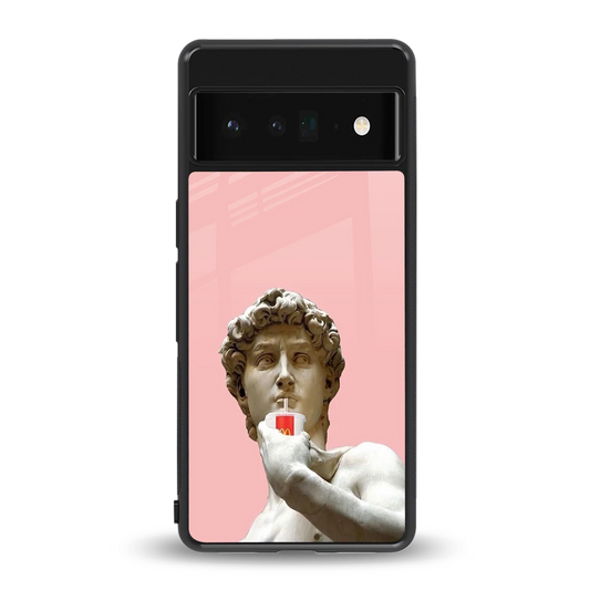 Mc David back phone cover | glass case for google pixel 6 pro