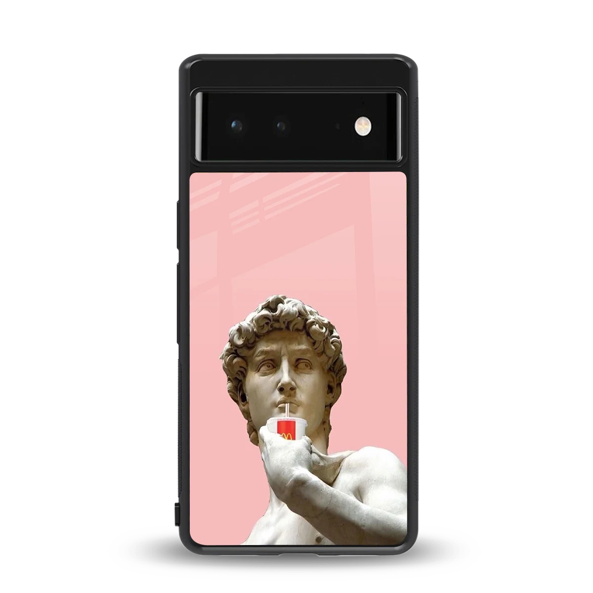 Mc David back phone cover | glass case for google pixel 6