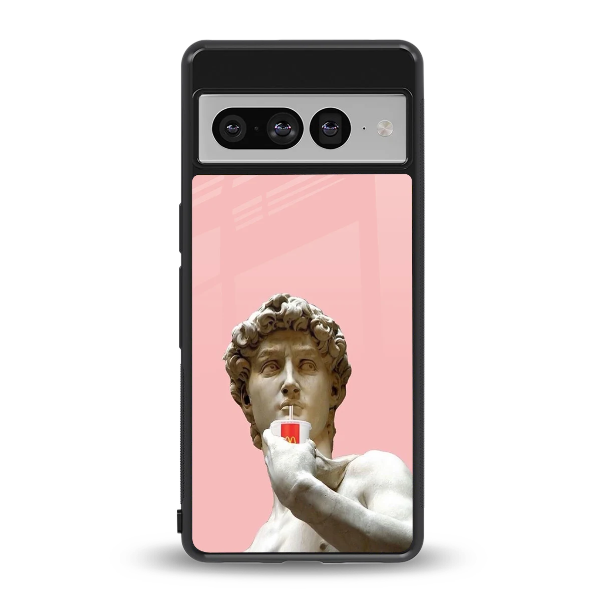 Mc David back phone cover | glass case for google pixel 7 pro