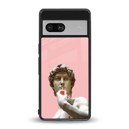 Mc David back phone cover | glass case for google pixel 7