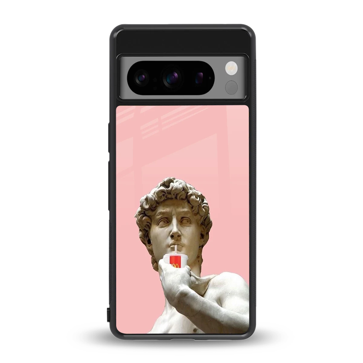 Mc David back phone cover | glass case for google pixel 8 pro