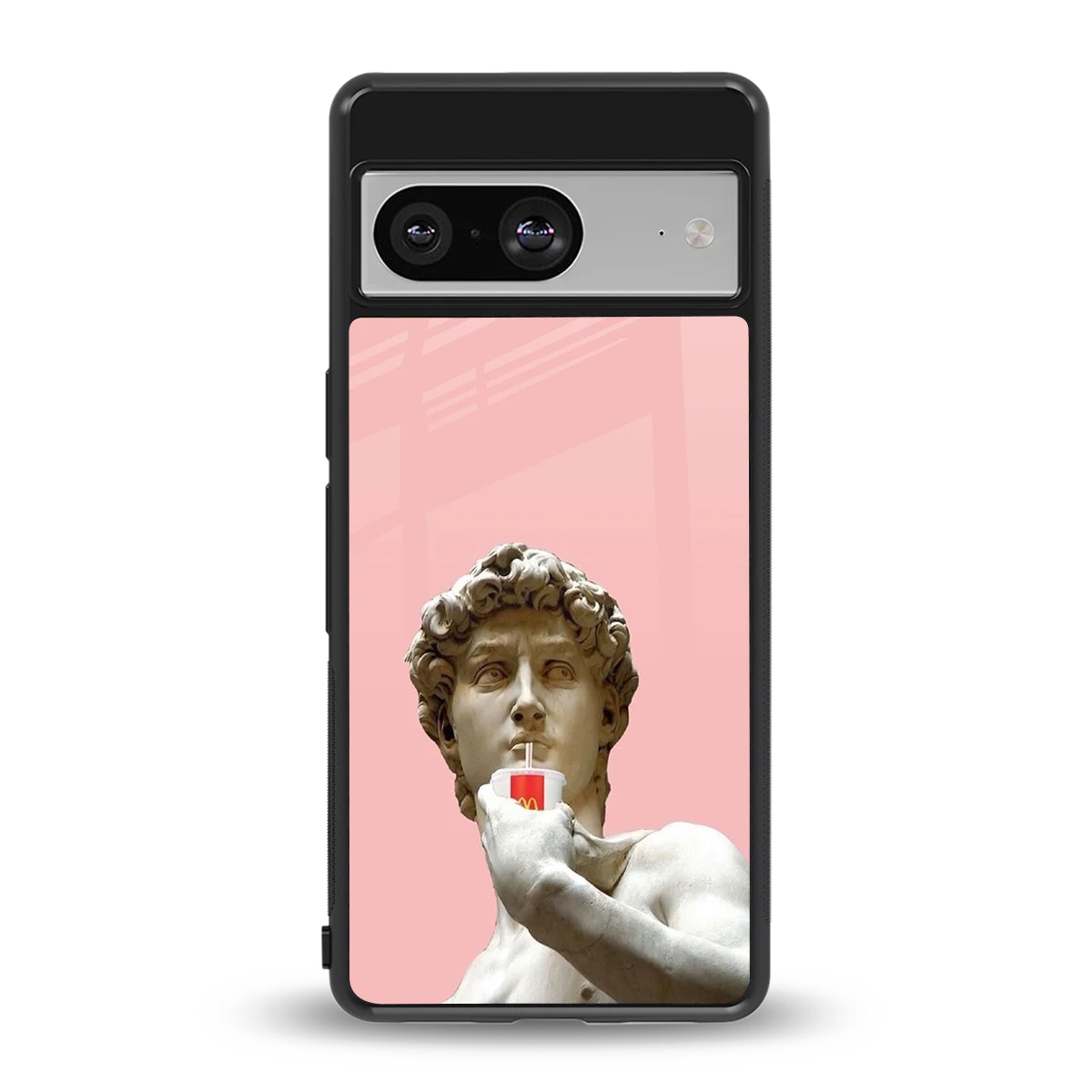 Mc David back phone cover | glass case for google pixel 8