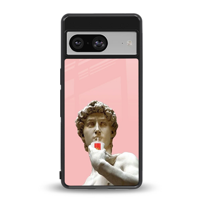 Mc David back phone cover | glass case for google pixel 8
