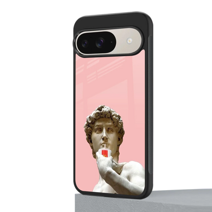 Mc David google pixel 9 mobile cover | shockproof glass phone case