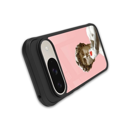 Mc David stylish phone case for google pixel 9 | glossy glass and slim fit