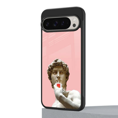 Mc David google pixel 9 pro xl mobile cover | shockproof glass phone case