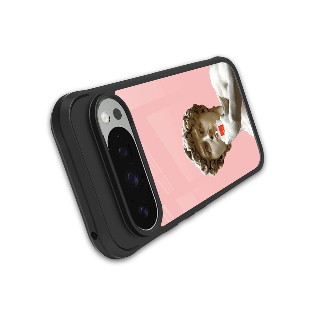 Mc David stylish phone case for google pixel 9 pro xl | glossy glass and slim fit