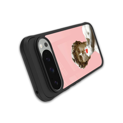 Mc David stylish phone case for google pixel 9 pro xl | glossy glass and slim fit