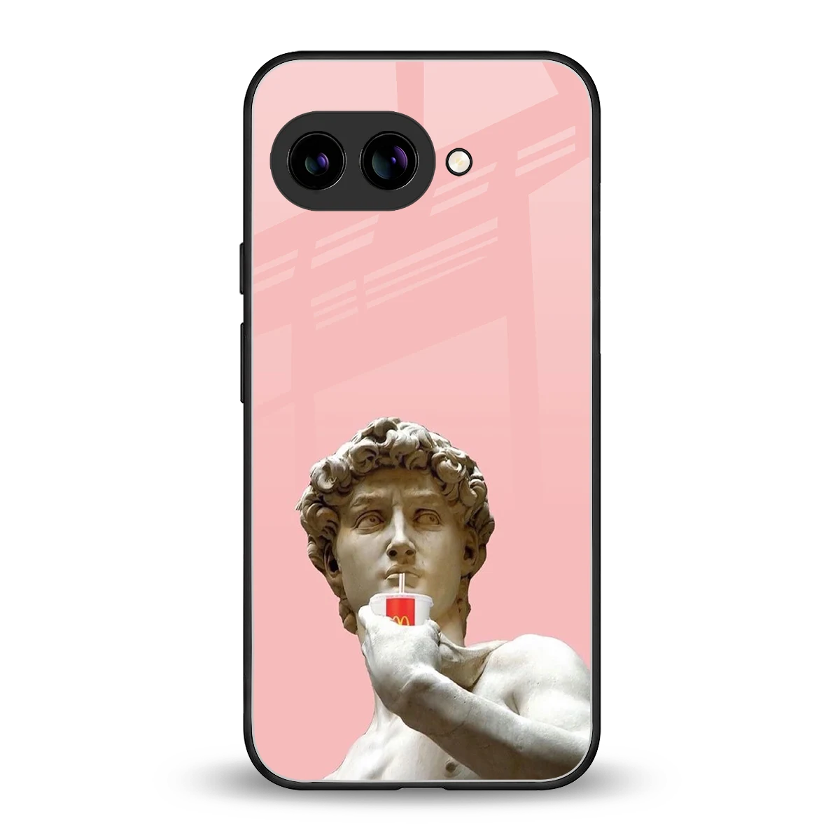 Mc David back phone cover | glass case for google pixel 10a