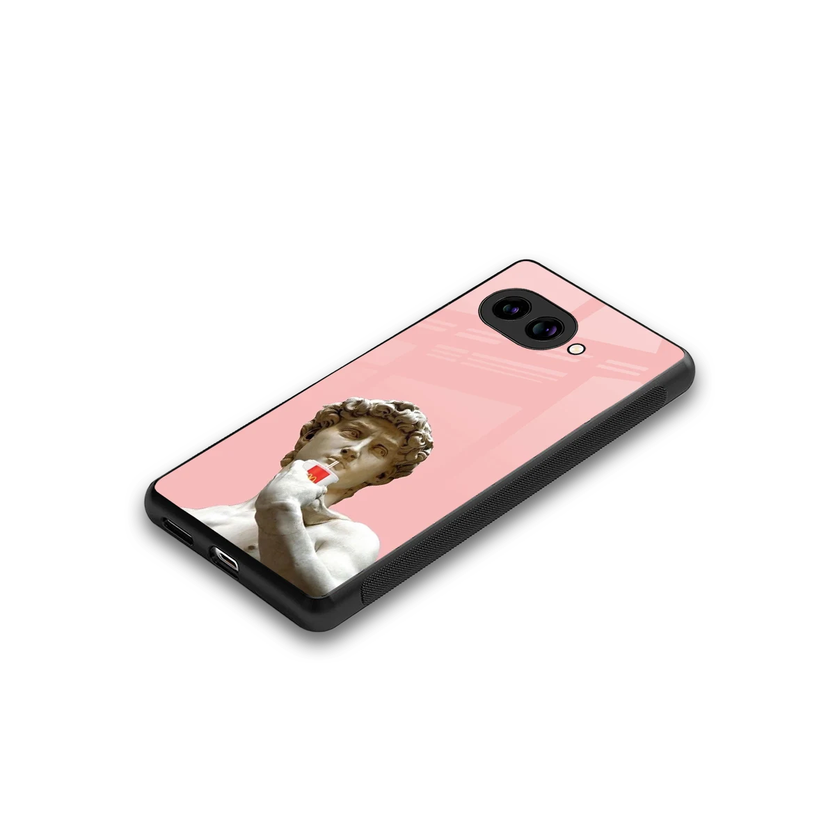 Mc David stylish phone case for google pixel 10a | glossy glass and slim fit