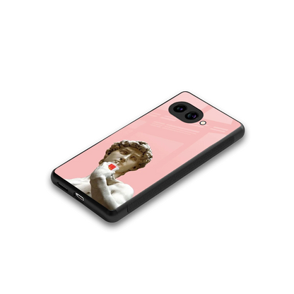 Mc David stylish phone case for google pixel 10a | glossy glass and slim fit