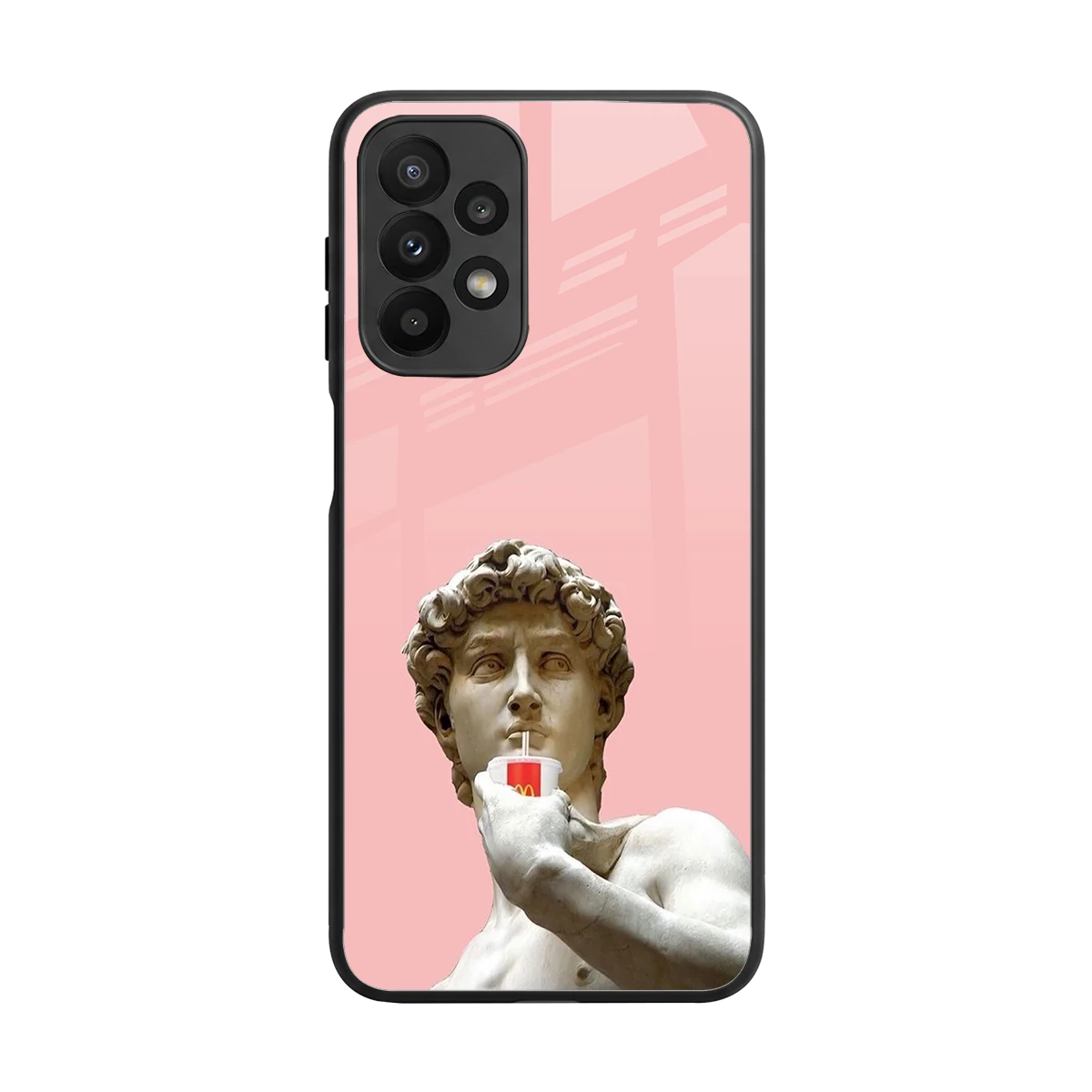 Mc David back phone cover | glass case for samsung galaxy a23