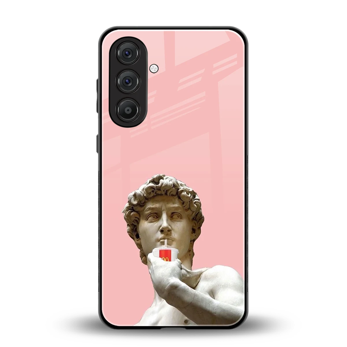 Mc David back phone cover | glass case for samsung galaxy a17 5g