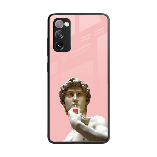 Mc David back phone cover | glass case for samsung galaxy s20 fe