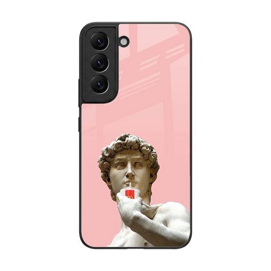 Mc David back phone cover | glass case for samsung galaxy s22