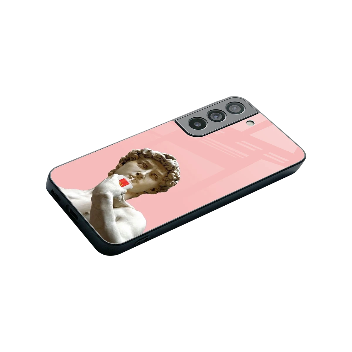 Mc David stylish phone case for samsung galaxy s22 | glossy glass and slim fit