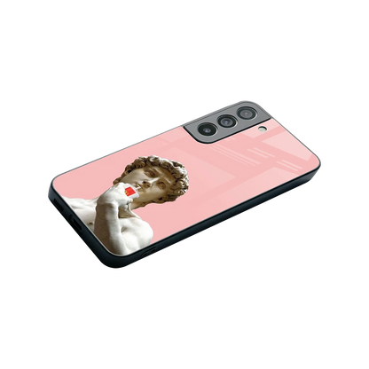 Mc David stylish phone case for samsung galaxy s22 | glossy glass and slim fit