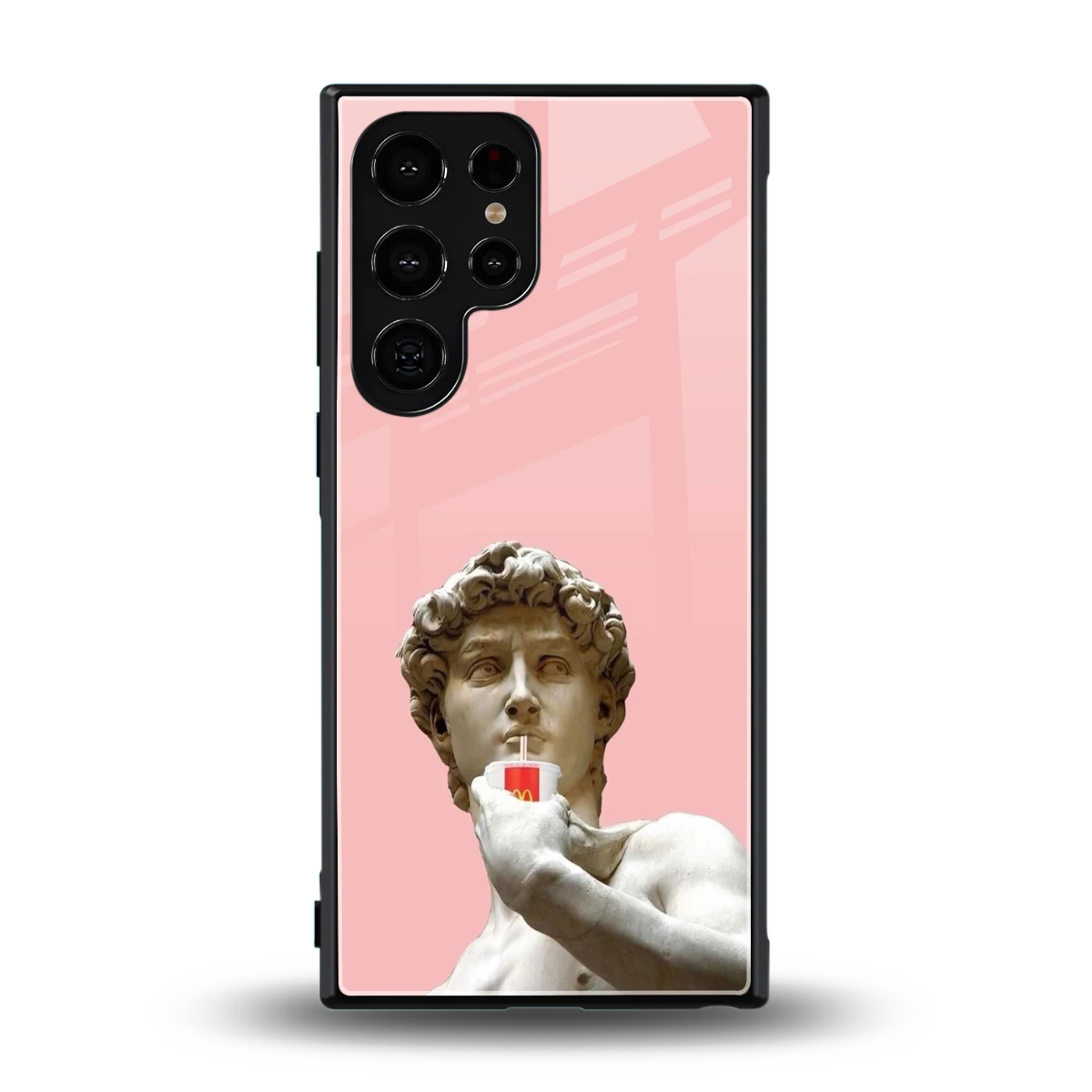 Mc David back phone cover | glass case for samsung galaxy s23 ultra