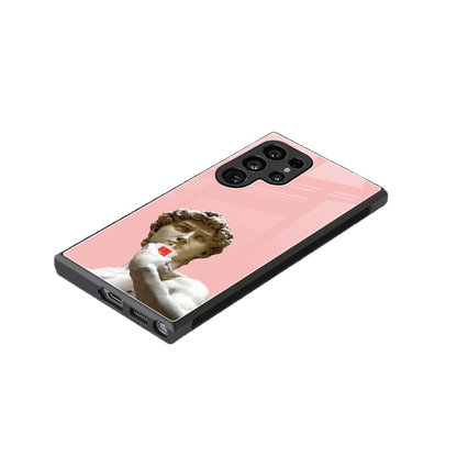 Mc David stylish phone case for samsung galaxy s24 ultra | glossy glass and slim fit