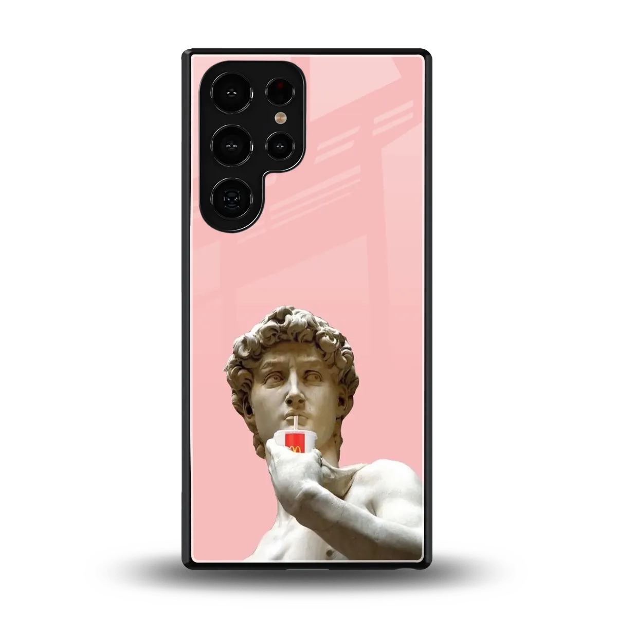 Mc David back phone cover | glass case for samsung galaxy s25 ultra