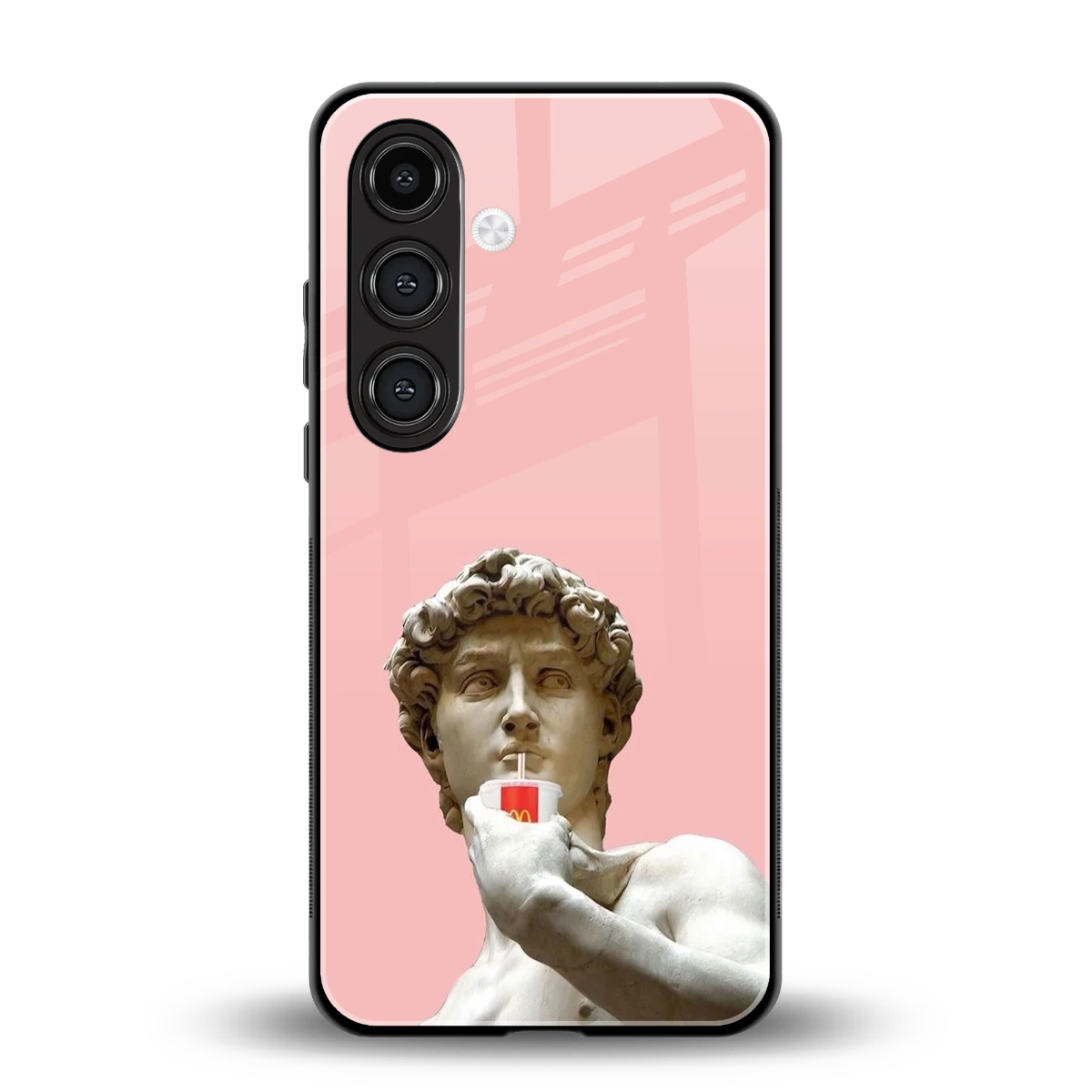 Mc David back phone cover | glass case for samsung galaxy s25 fe