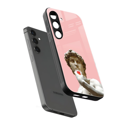 Mc David sleek samsung galaxy s24 plus cover with tempered glass back and TPU edges