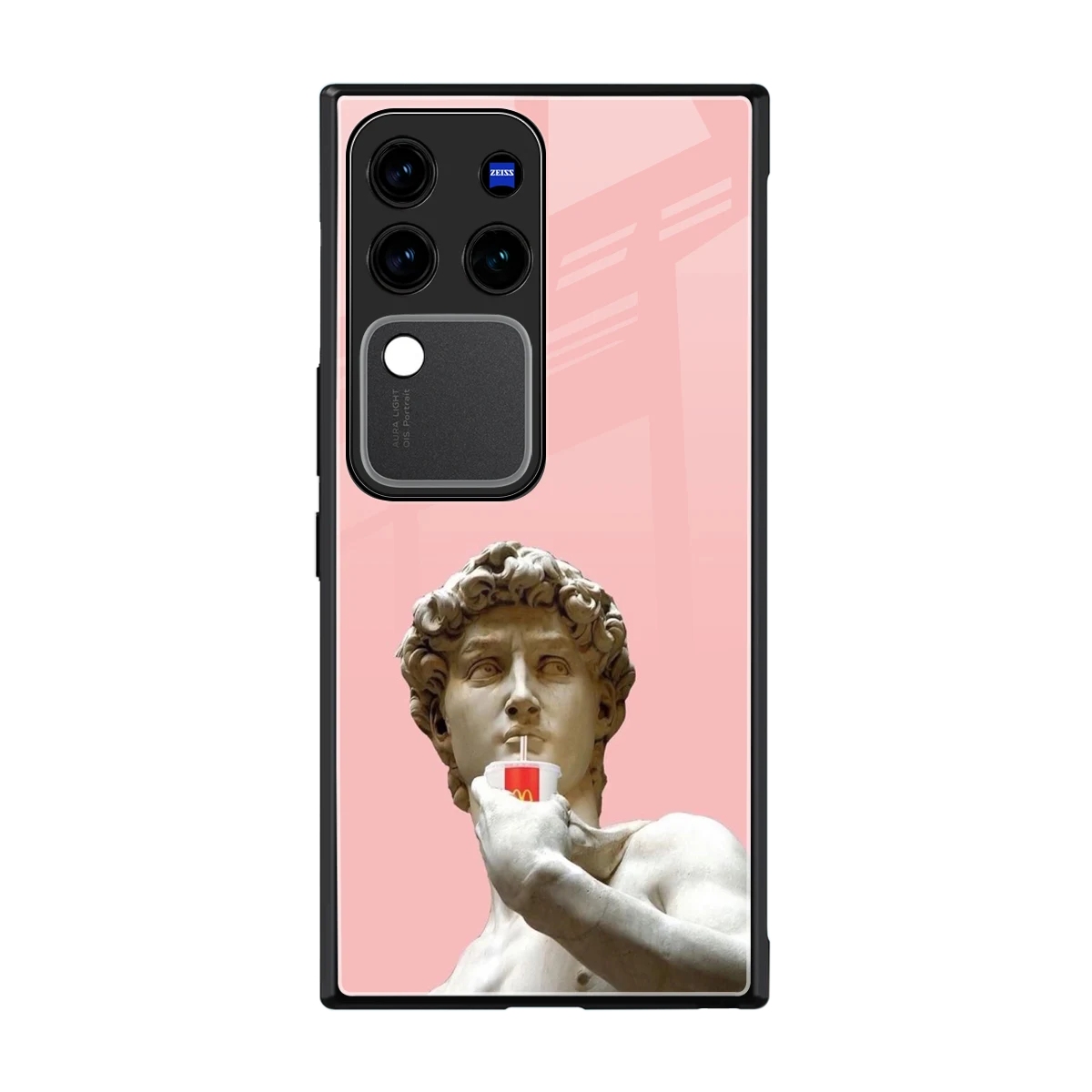 Mc David back phone cover | glass case forvivo v30 pro
