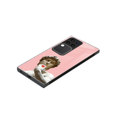 Mc David stylish phone case forvivo v30 pro | glossy glass and slim fit