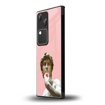 Mc David vivo v30 mobile cover | shockproof glass phone case