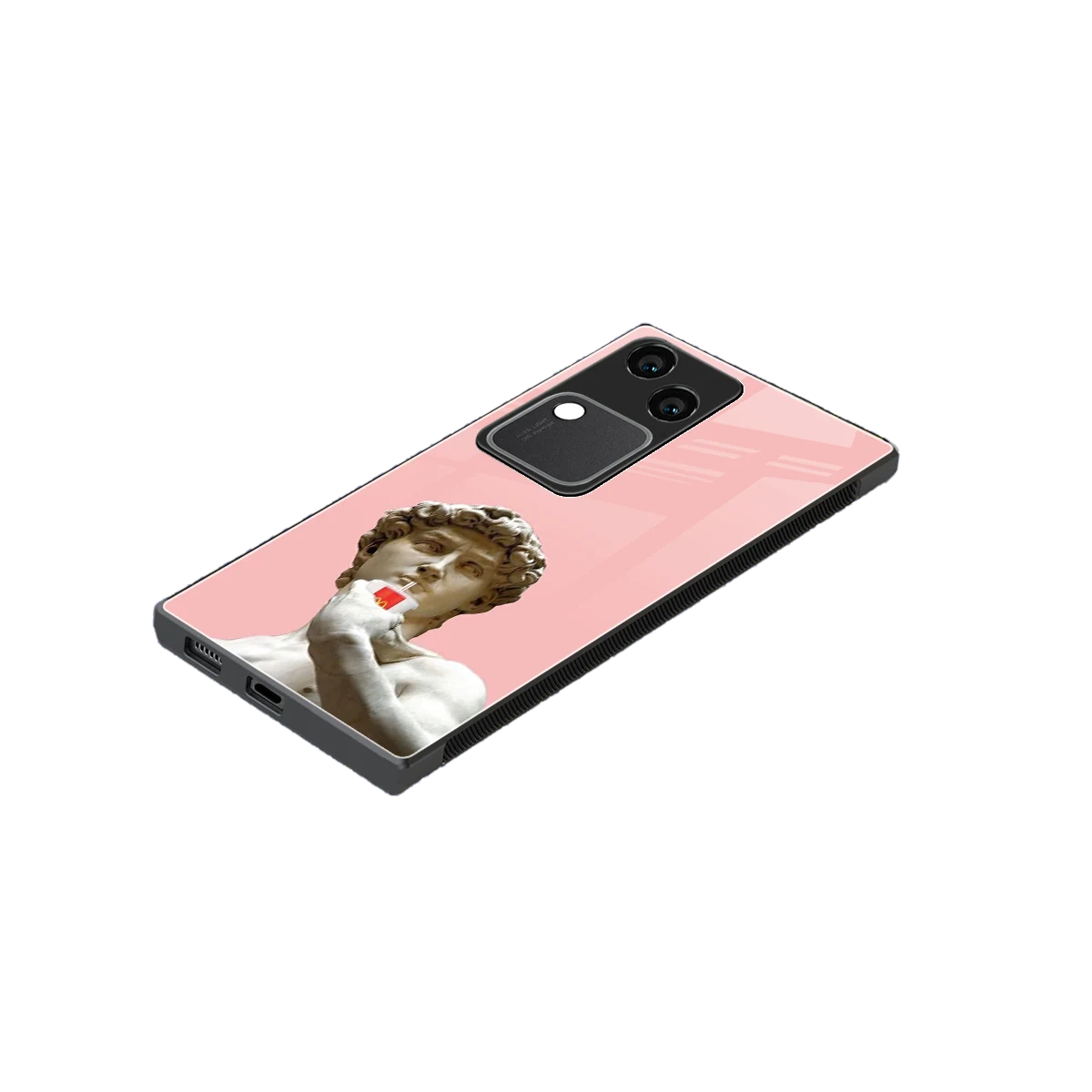 Mc David stylish phone case for vivo v30 | glossy glass and slim fit