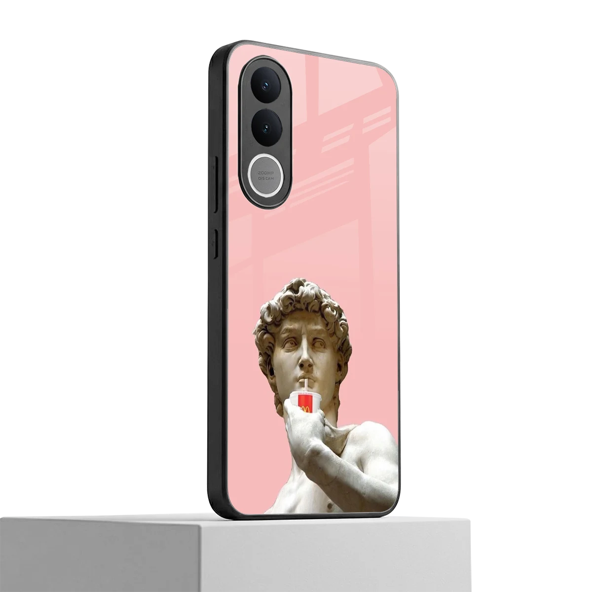 Mc David vivo v70 fe mobile cover | shockproof glass phone case