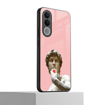 Mc David vivo v70 fe mobile cover | shockproof glass phone case