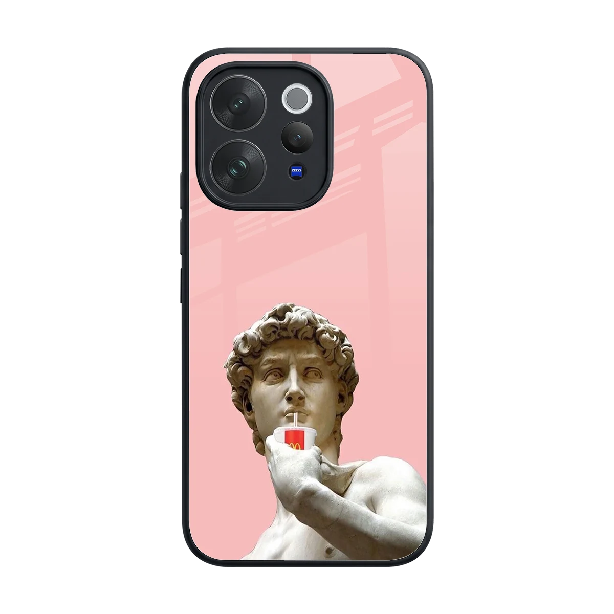 Mc David back phone cover | glass case for vivo v70
