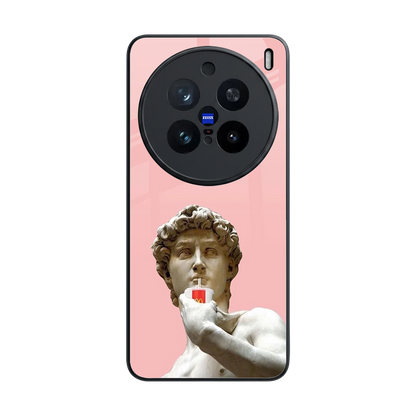 Mc David back phone cover | glass case for vivo x200 pro