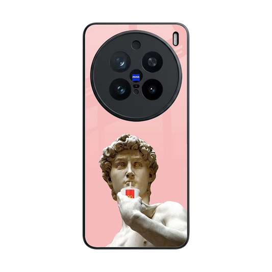 Mc David back phone cover | glass case for vivo x200 pro