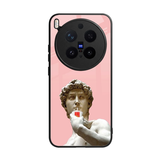Mc David back phone cover | glass case for vivo x300 pro