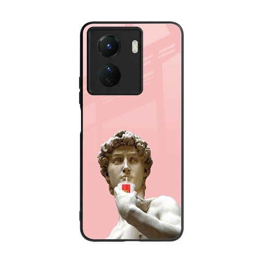 Mc David back phone cover | glass case for vivo y16