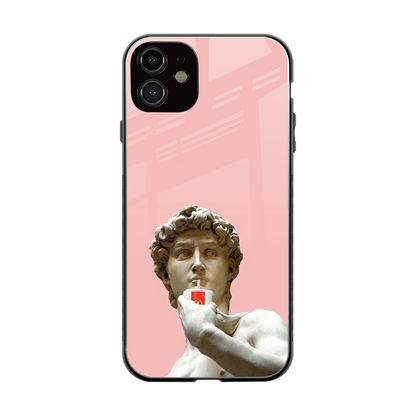 Mc David back phone cover | glass case for iphone 12