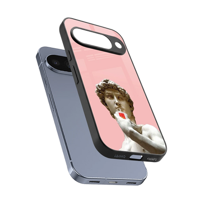 Mc David sleek google pixel 10 cover with tempered glass back and TPU edges