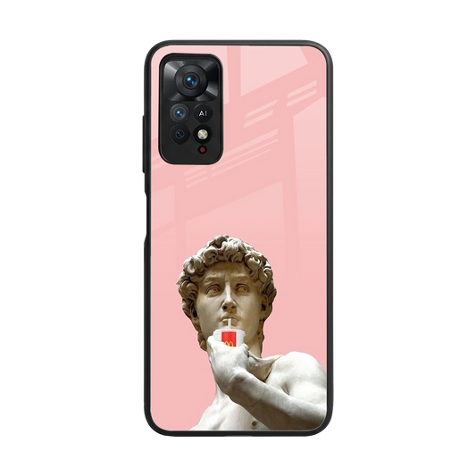 Mc David back phone cover | glass case for redmi note 11 pro