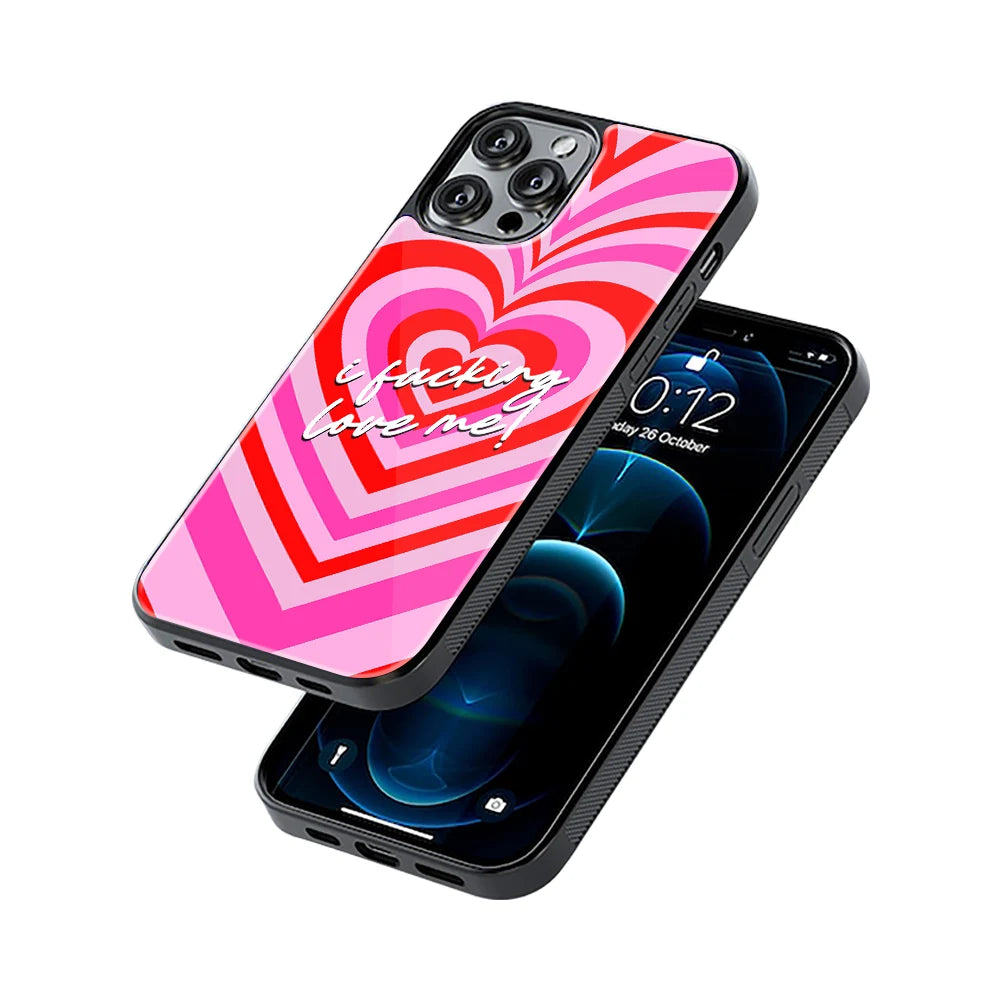 Protective Glass Back Phone Case Compatible with iPhone, Samsung, OnePlus, Pixel & More