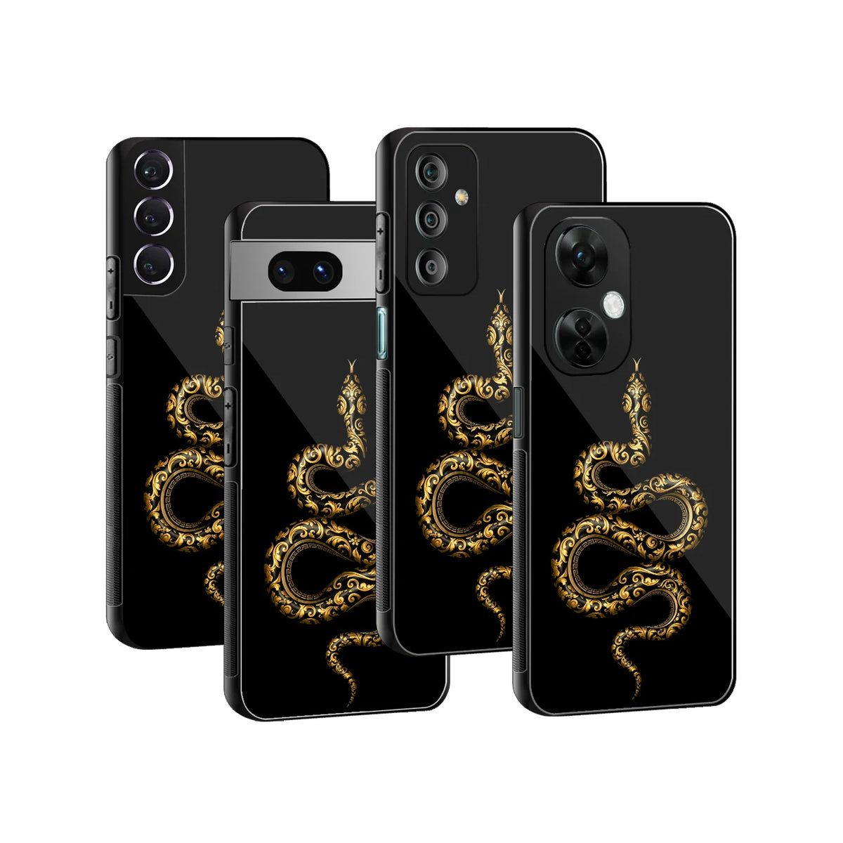 Stylish Glass Back Case for All Smartphones iPhone, Samsung, OnePlus, Pixel, Redmi, Oppo, Vivo, Motorola