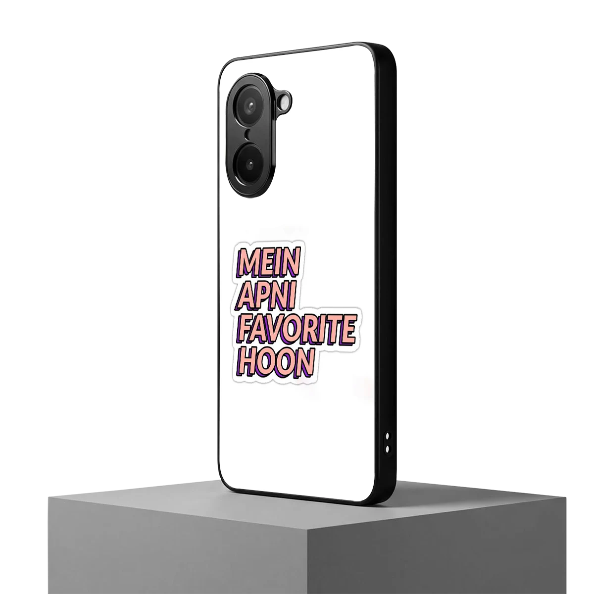 Mein Apni Fevorite Hoon oneplus nord ce5 5g mobile cover | shockproof glass phone case